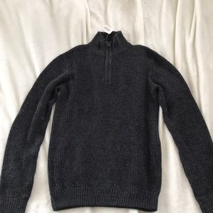 Half Zip-up Knit Sweater Size S, Aeropostale